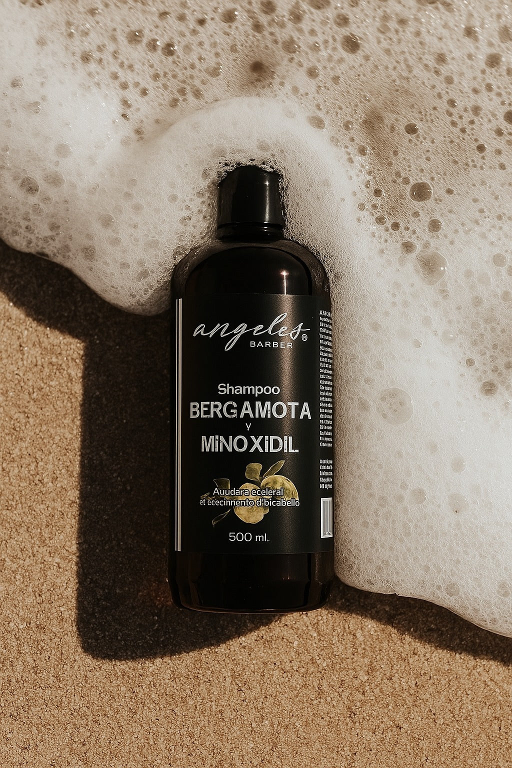 Shampo de bergamota con minoxidil